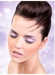 Black-Baby Pink Rhinestone Eyelashes
